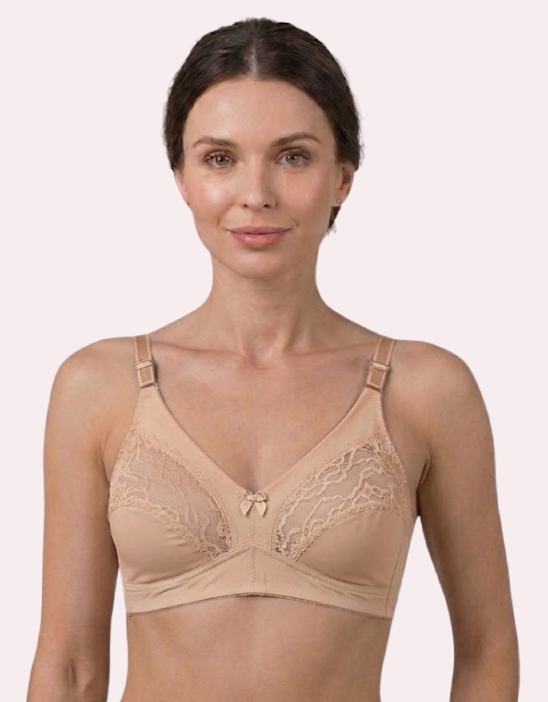 Premium Half Net Soft Cotton Bra