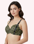 Cheeta Print Push-Up Bra
