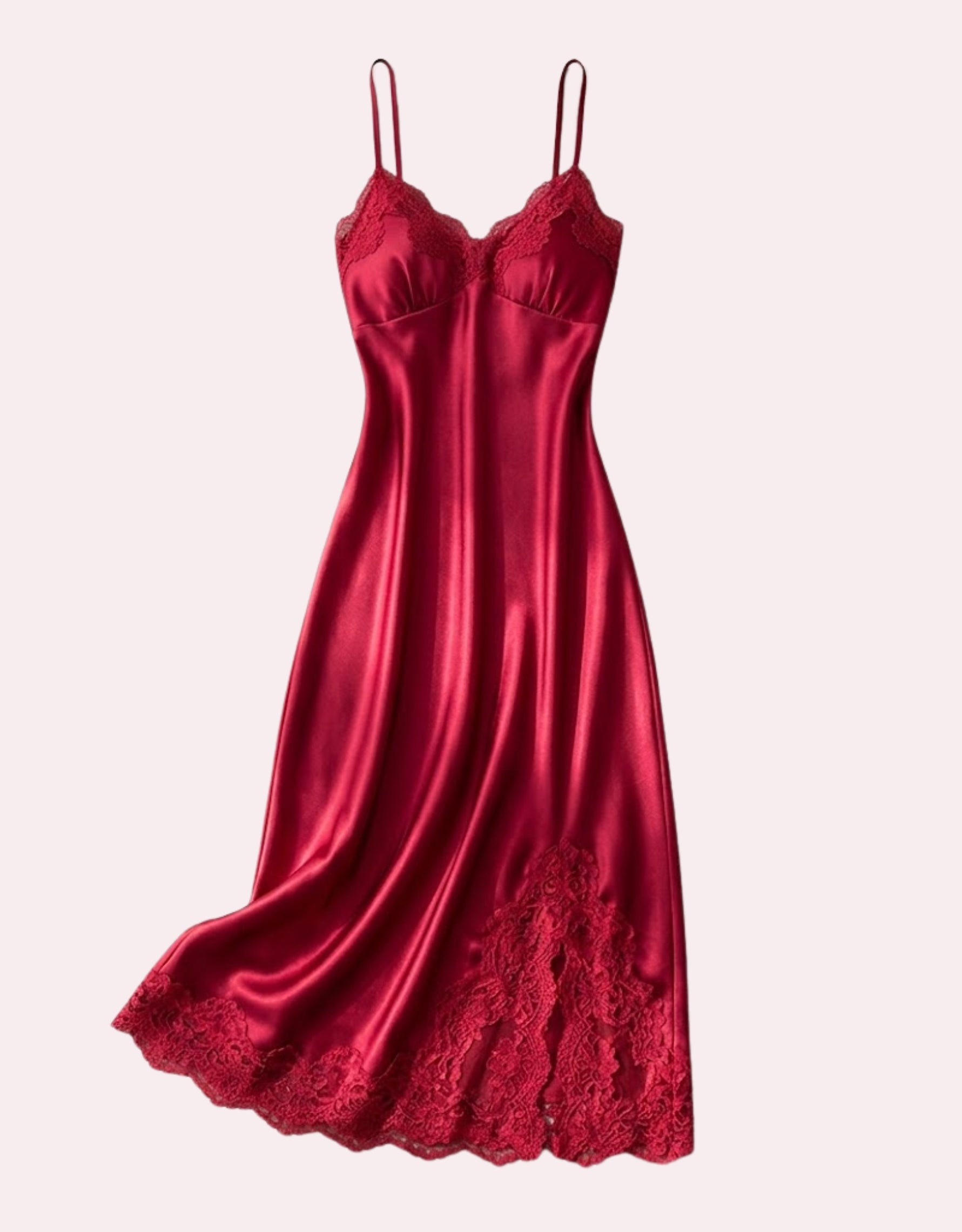 Premium 5-Piece Satin Nighty Set