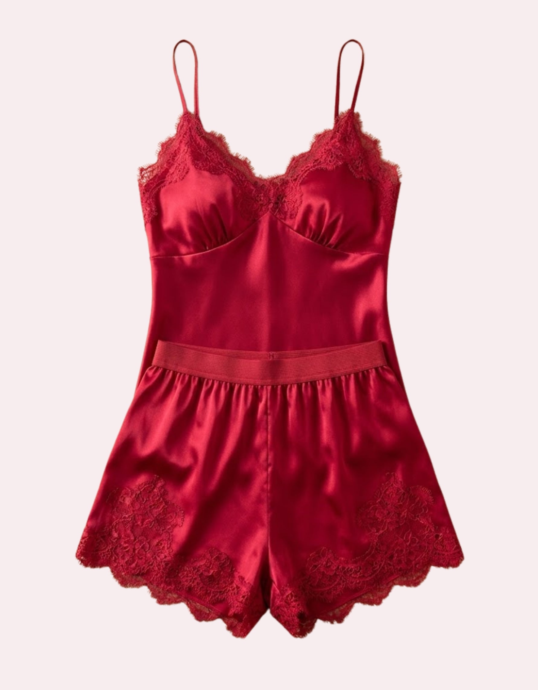 Premium 5-Piece Satin Nighty Set