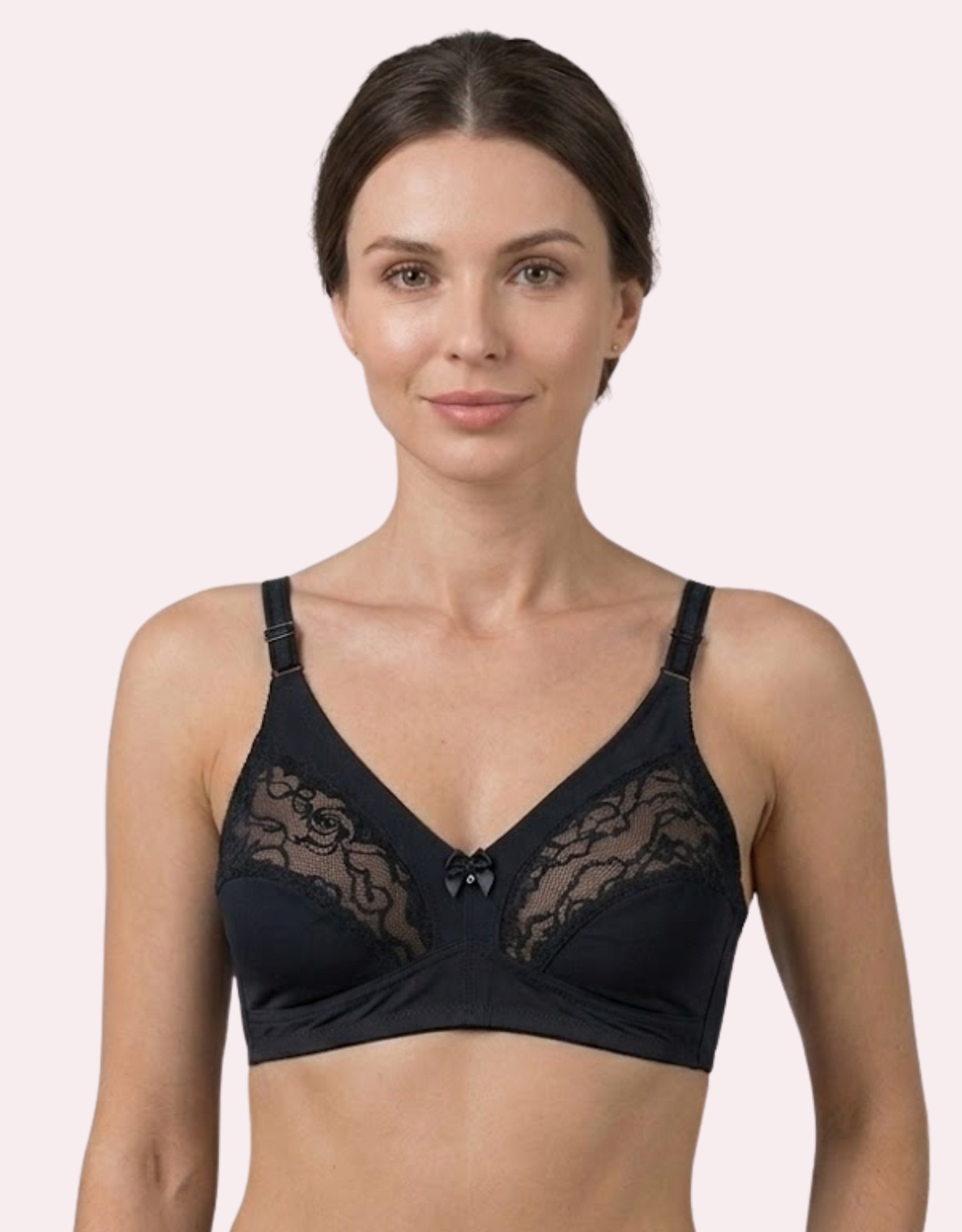 Premium Half Net Soft Cotton Bra