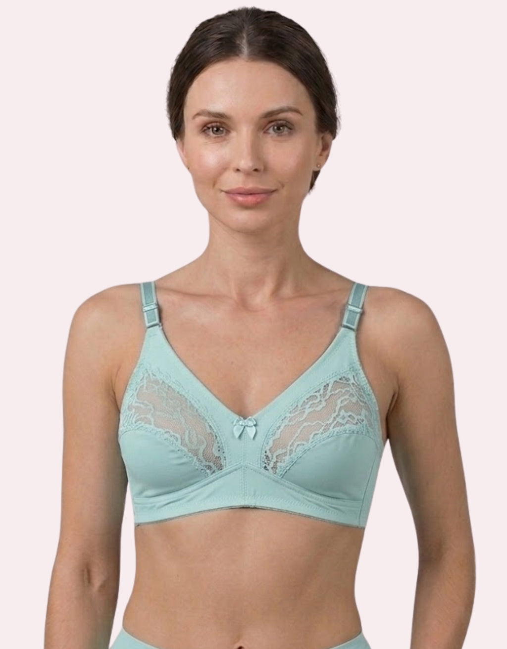 Premium Half Net Soft Cotton Bra