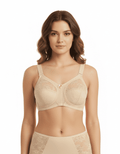 Doreen Skin Full Support Net Lace Bra | LFS-205