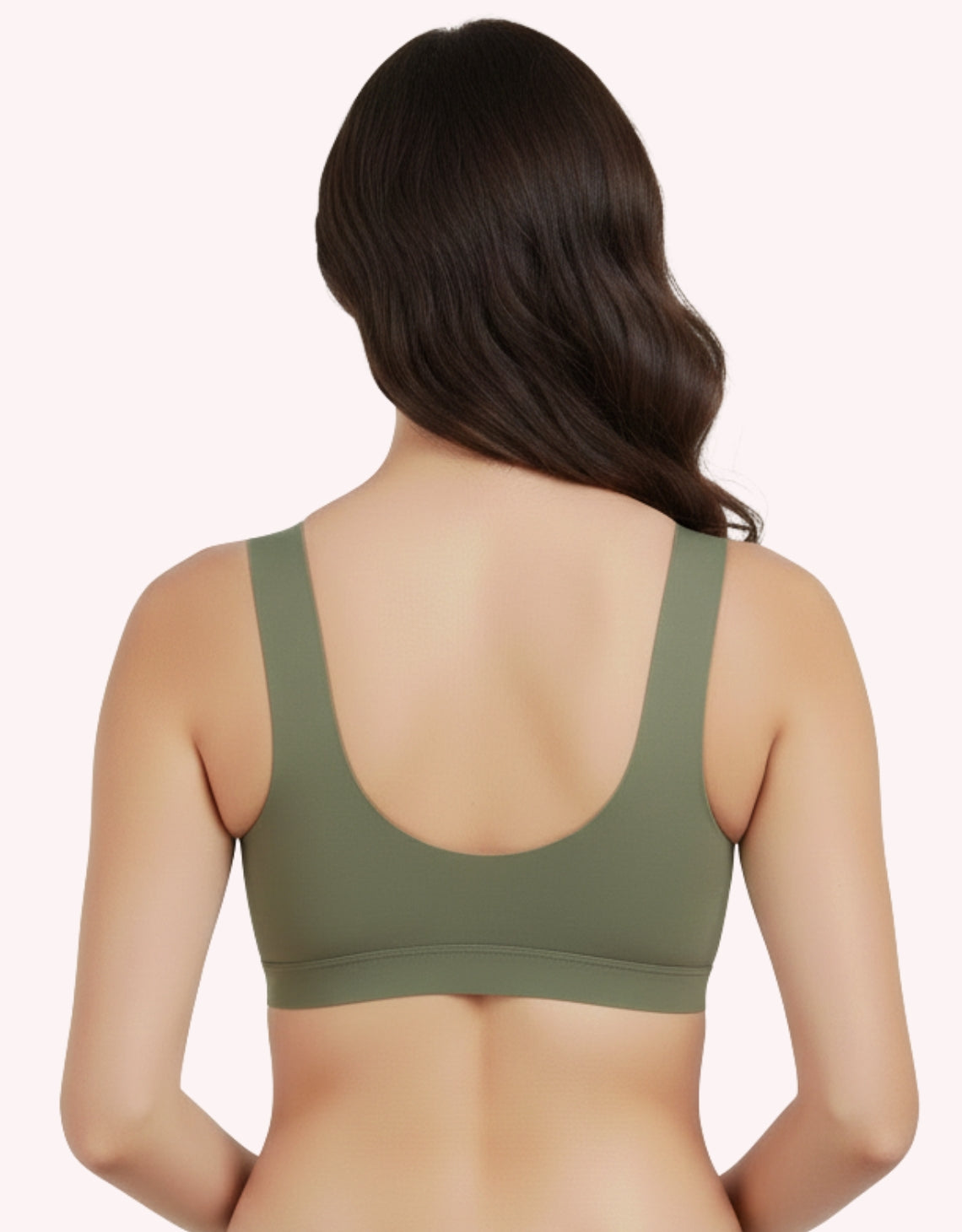 Light Green Most Trendy Removable Soft Pads Bra