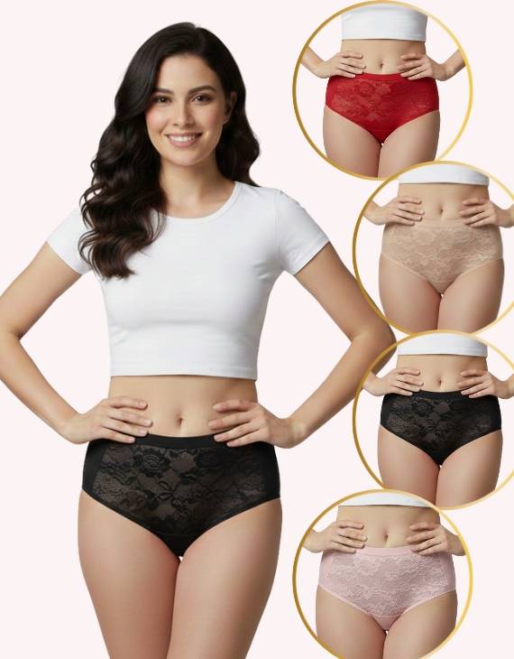 Net Panties Pack of 3