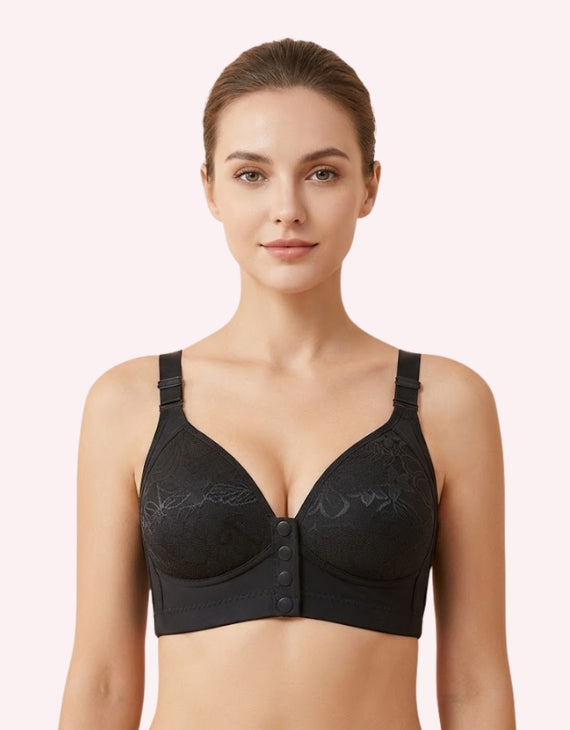 Lilac Pastel Wire-Free Front Closure Bra | LFS-208
