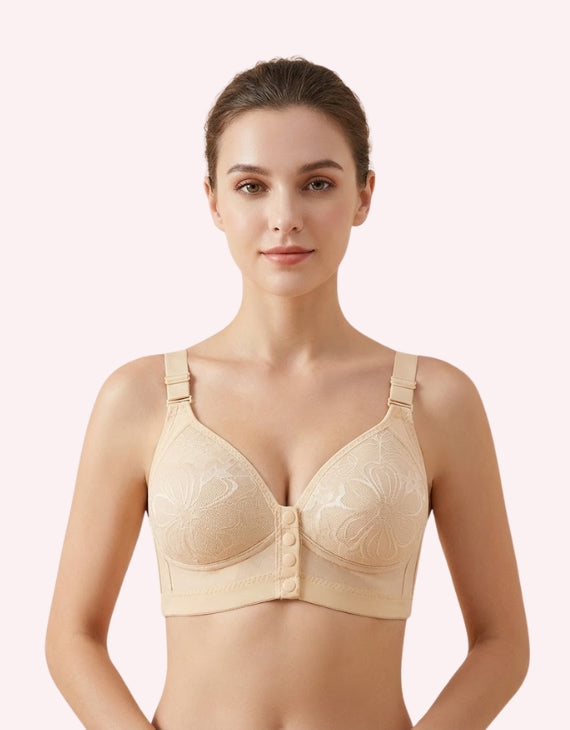 Lilac Pastel Wire-Free Front Closure Bra | LFS-208