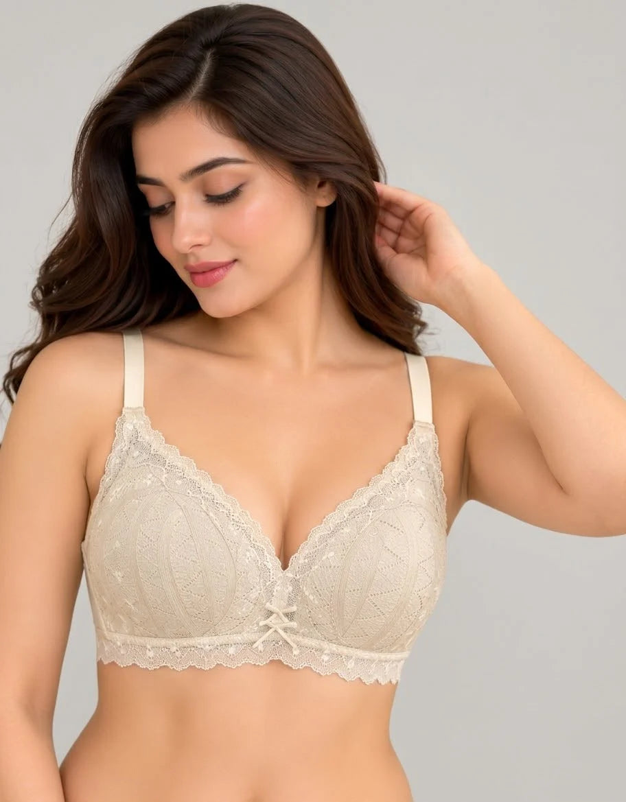 Imported Soft Padded 3-Hook Bra