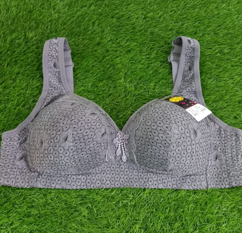 Imported soft padded bra (Dark Grey)