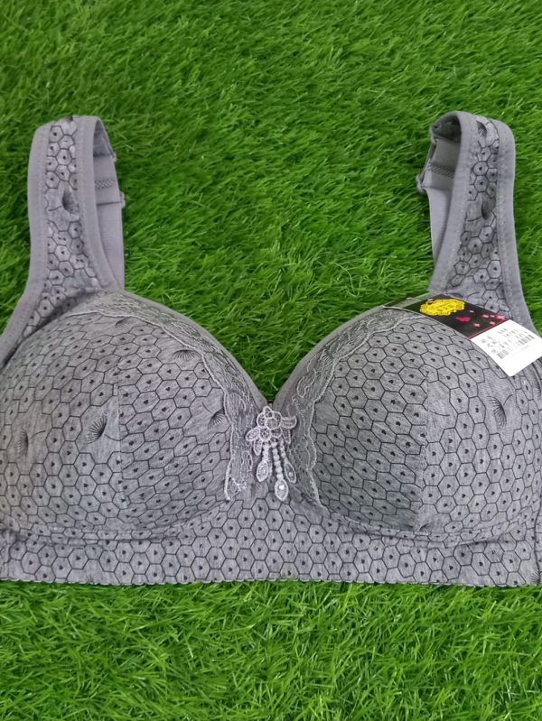 Imported soft padded bra (Dark Grey)