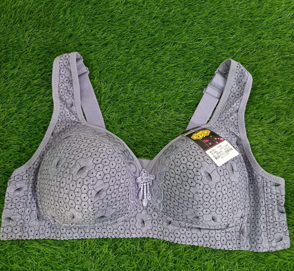 Imported soft padded bra (Light Grey)