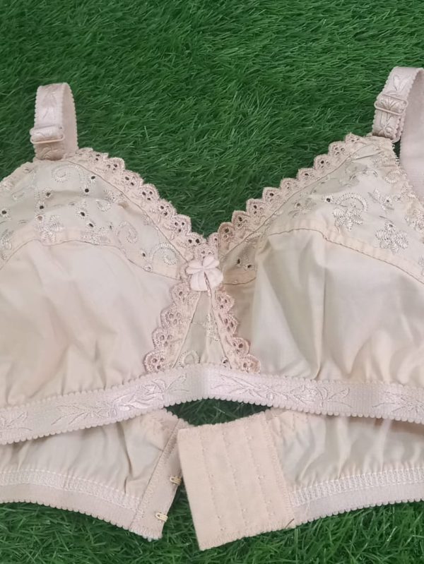 Elegant Half Net Blended Cotton Bra