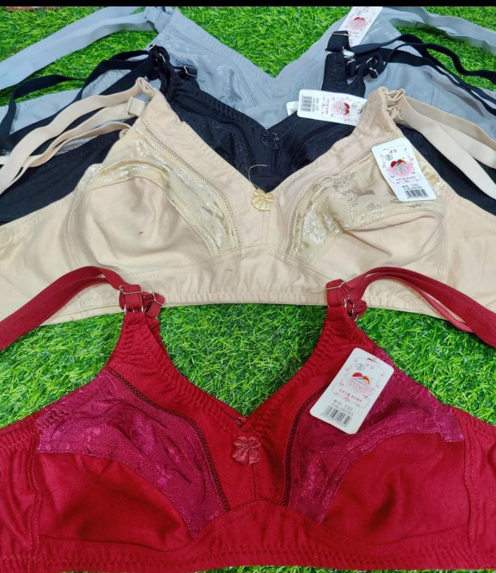 Elegant Half Net Blended Cotton Bra - Image 2