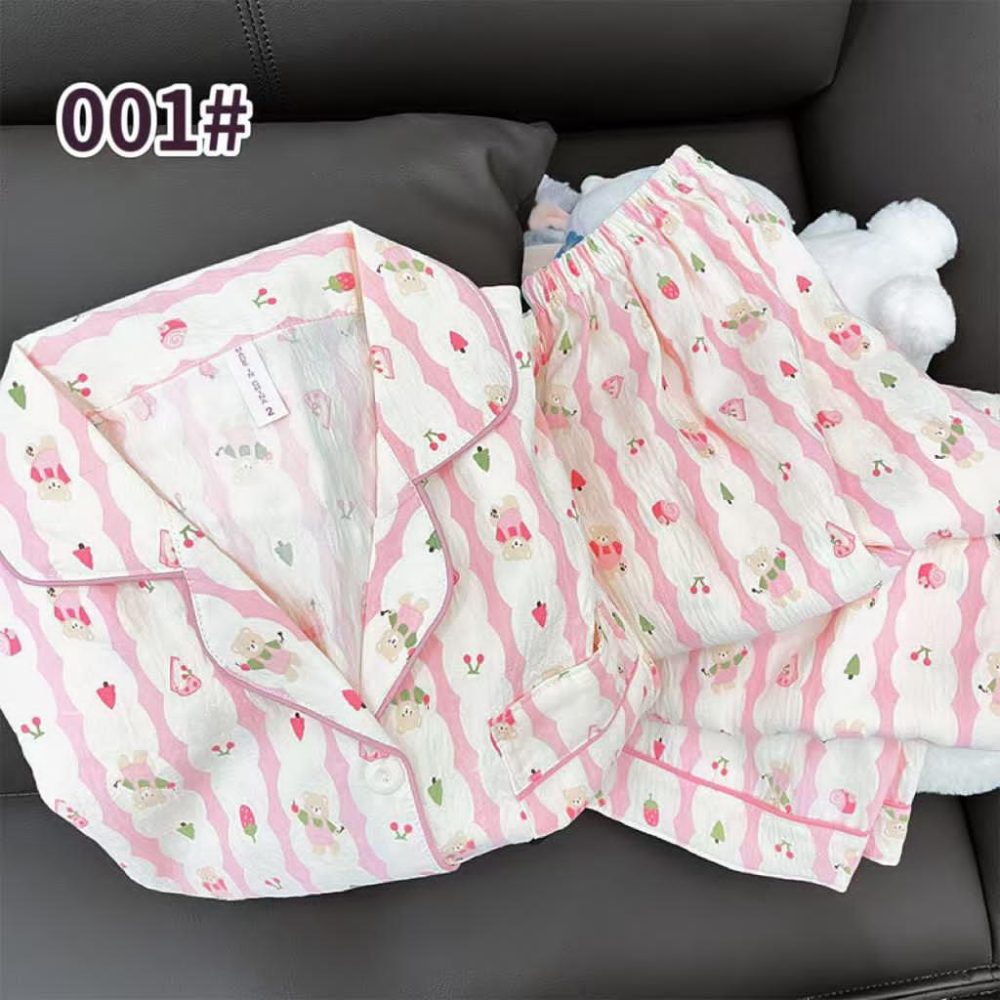 Soft Pink Stripe Nightwear