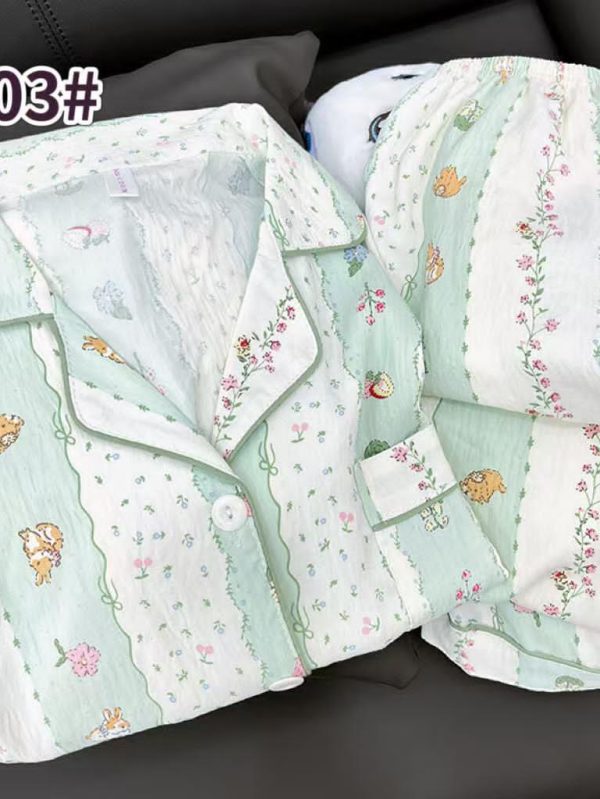 Floral Mint PJ Set