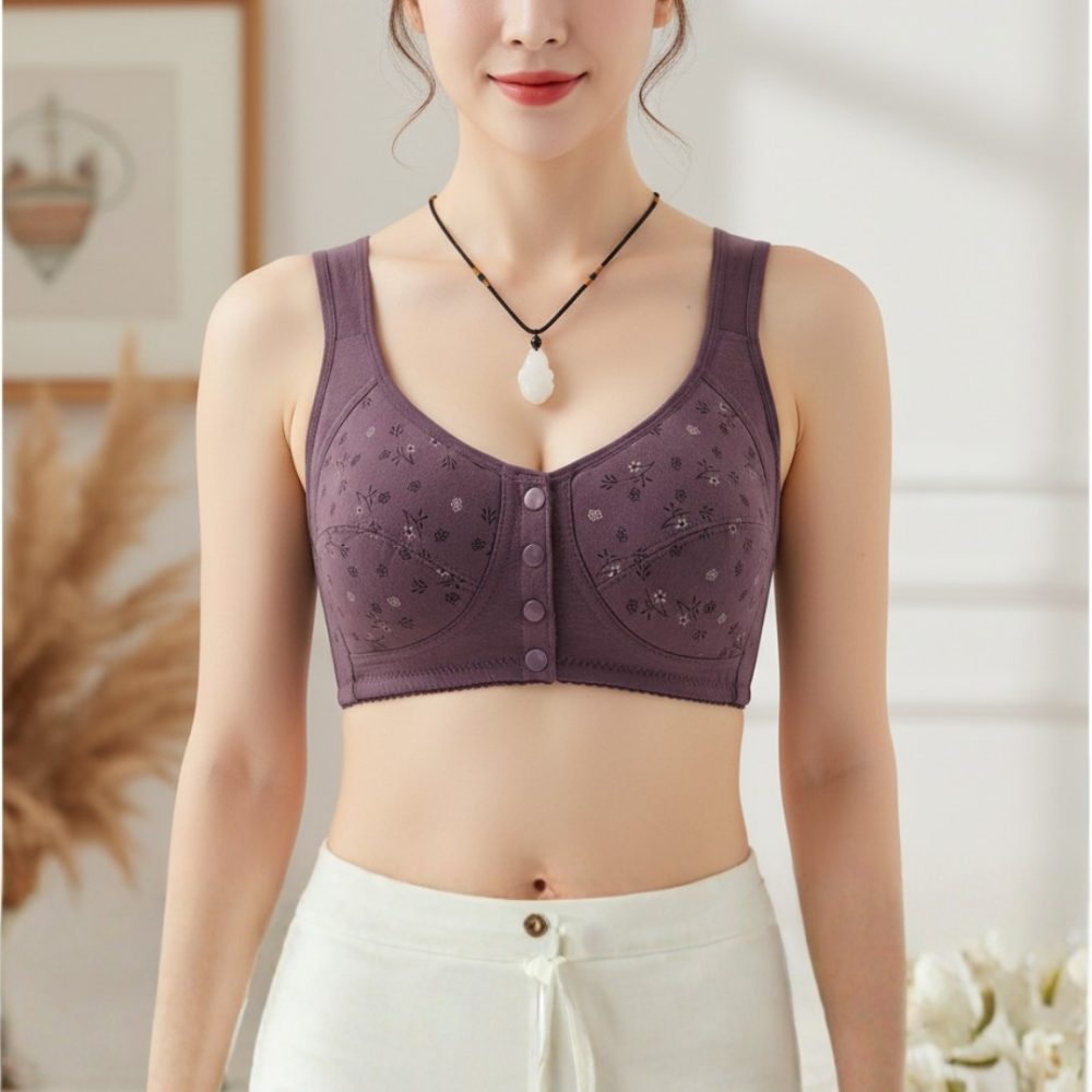 Dusty Purple Wire-Free Comfort Bra | LFS-207